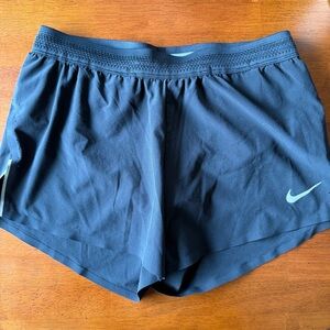Nike black aeroswift athletic shorts size small